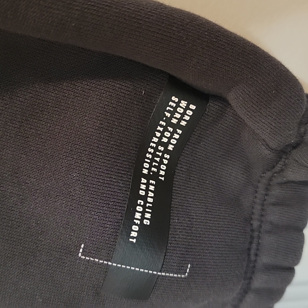 Adidas Cropped Half-Zip Sweatshirt, Dark Grey, Small, NWOT - Picture 6 of 9